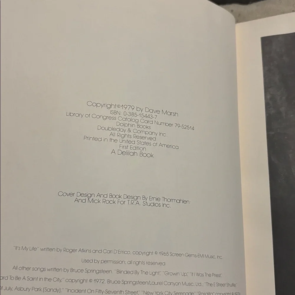 Born to Run the Bruce Springsteen story by Dave Marsh - Picture 4 of 6